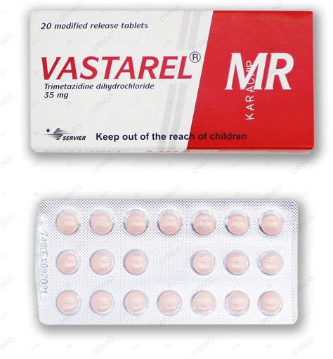 Vastarel MR 35mg Tablets — Dvago