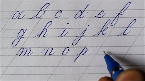 How To Write Cursive Handwriting For Beginners Cursive Abcd