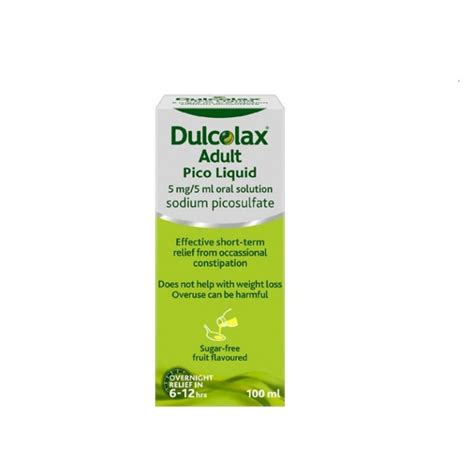 Dulcolax Pico Liquid Laxative Sodium Picosulfate 5mg5ml Oral