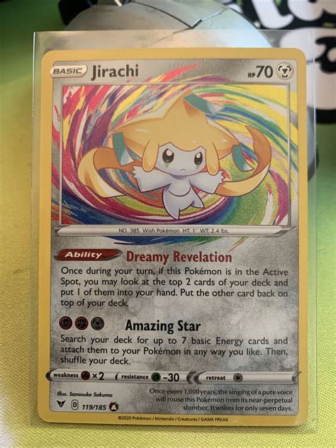 Pok Mon Tcg Jirachi Vivid Voltage Holo Amazing Rare Nm Mt Ebay