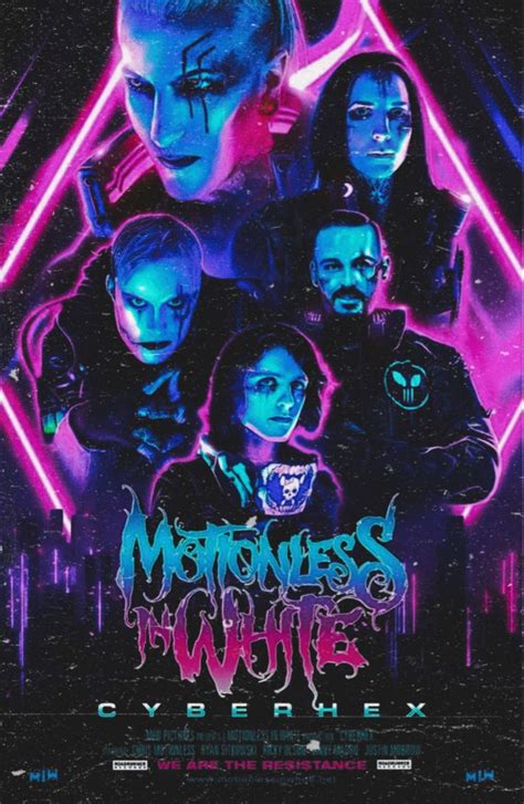 Motionless In White Wallpaper Artistas Bandas Poster