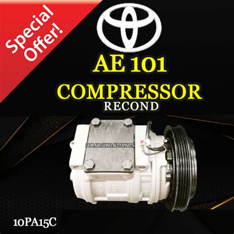 Toyota Ae Pa C Recond Compressor Recon Kompresor Car Aircond