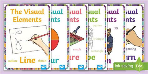 Visual Arts Elements Display Posters Teacher Made Twinkl