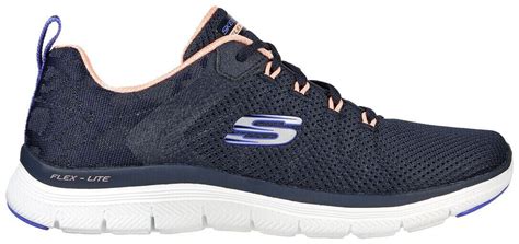 Skechers Flex Appeal Elegant Ways Navy Multi Au Meilleur Prix Sur