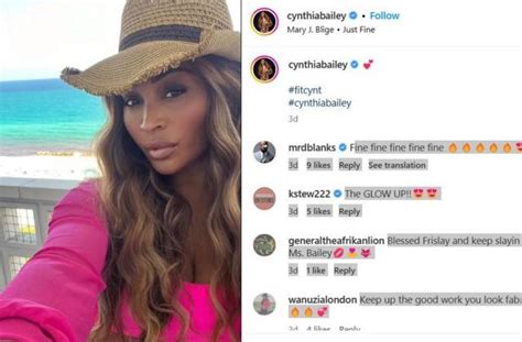 Fine Real Housewives Star Cynthia Bailey Rocks A Hot Pink Swimsuit In Miami Beach