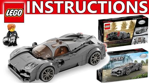 Lego Instructions Pagani Utopia Lego Speed Champions