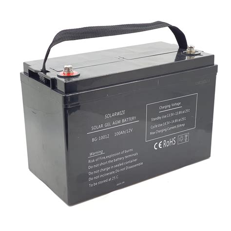 Solarwize Agmgel Battery 12v 100ah