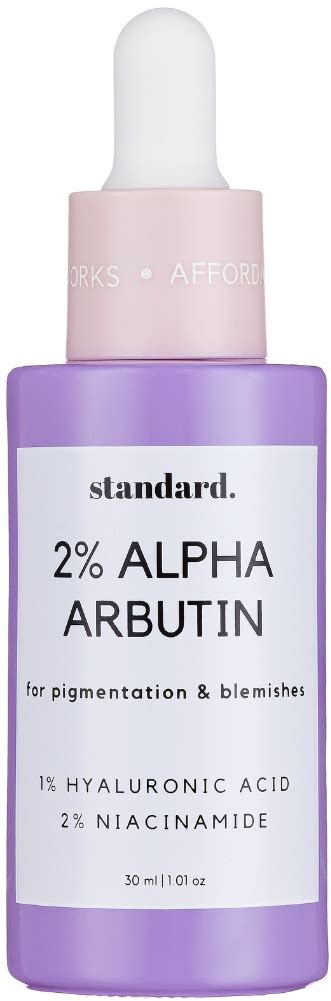 Standard Beauty Alpha Arbutin 2 Ingredients Explained