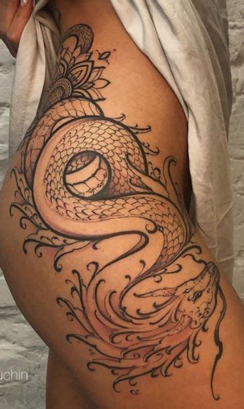 Dragon Tattoo Hip Tattoos Women Hip Tattoo Leg Tattoos Women