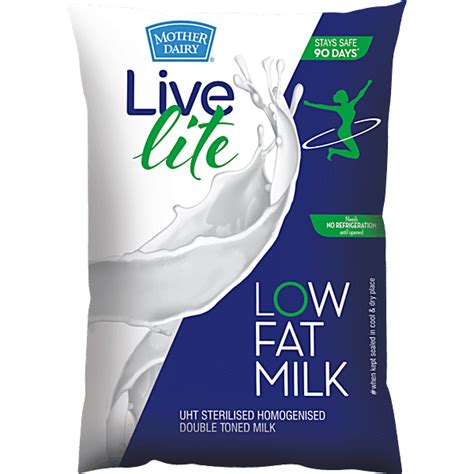 Buy Mother Dairy Milk Live Lite 500 Ml Pouch Online At The Best Price