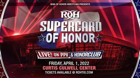 Current ROH Supercard Of Honor Card Four Matches Announced TPWW