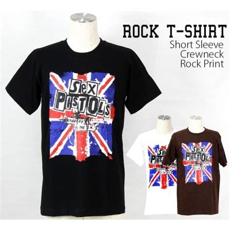 ロックtシャツ バンドtシャツ パンク Sex Pistols Mサイズ Lサイズ 黒色 白色 Agt123t Link 通販