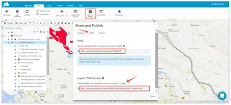 Share Your Map As Wms Gis Cloud Learning Center