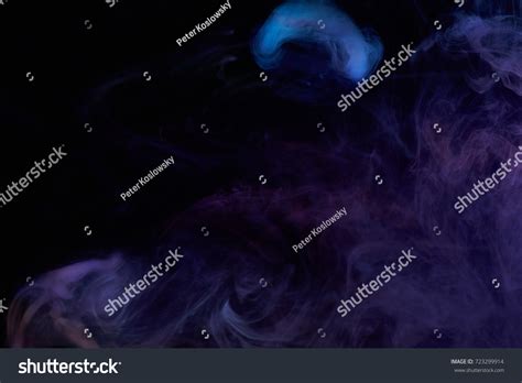 Blue Purple Vape Smoke Ring On Stock Photo 723299914 Shutterstock