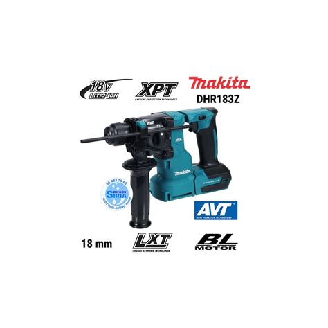 DHR183Z Makita MARTILLO Ligero 18V LXT BL Motor