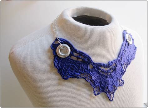 Vintage Shirt Collar Necklace · How To Make A Collar Bib · Jewelry