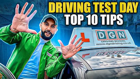 Top 10 Driving Test Day Tips Important Info Youtube