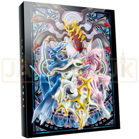 Pokemon Center Japan Giratina Arceus Dialga And Palkia 4 Pocket Bind