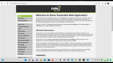 Belajar Install Dvwa Di Windows Dengan Appserv Atau Xampp Youtube