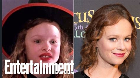 See The Hocus Pocus Cast Then And Now Entertainment Weekly YouTube