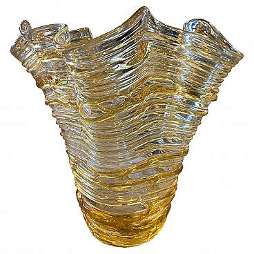 Vase In Murano Glass By Sergio Costantini 80s IntOndo