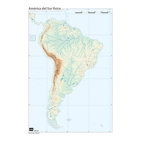 Mapa Mudo Fisico De America Del Sur Adrada Es