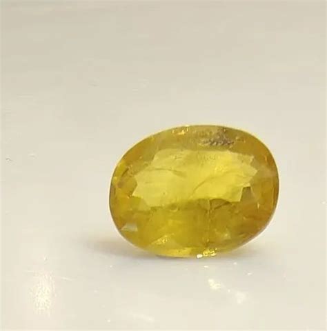 Astrology Bangkok Yellow Sapphire Mg Carat Cts At Rs