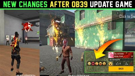 NEW CHANGES IN FREE FIRE AFTER UPDATE OB 39 UPDATE FREE FIRE FREE