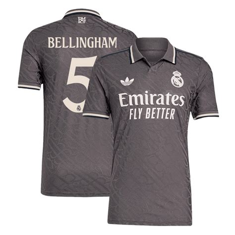 BELLINGHAM 5 Real Madrid Jersey 2024 25 Authentic Third IJERSEY