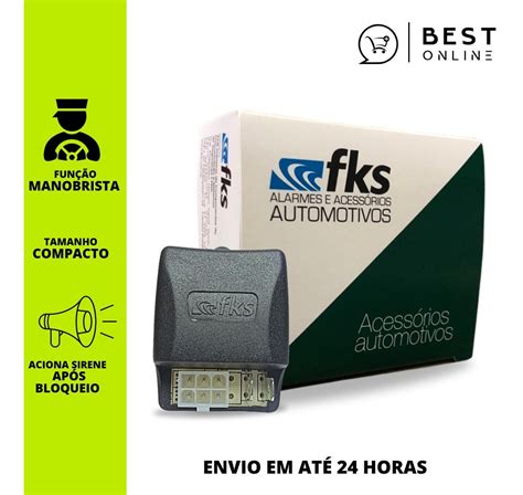 Bloqueador Antifurto Fks Maf112 Lc Veículos 12v Maf 112 Parcelamento