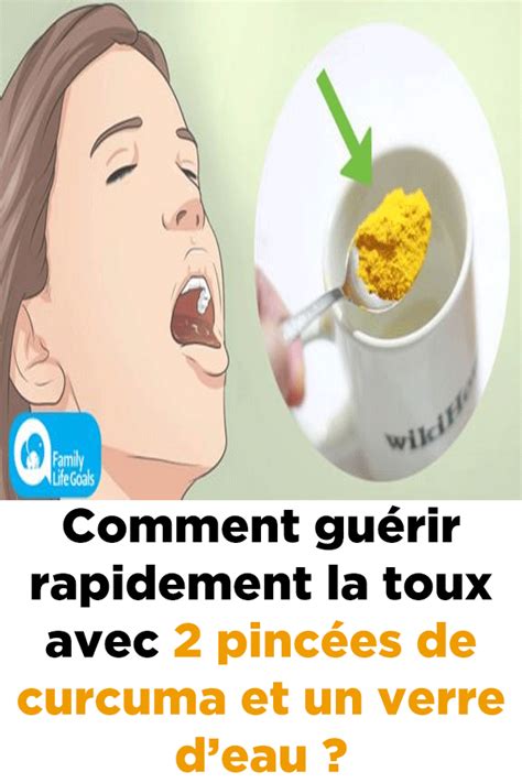 Comment guérir rapidement la toux avec 2 pincées de curcuma et un verre