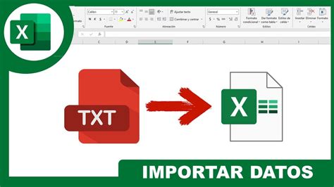 Excel Importar Archivos De Texto Youtube