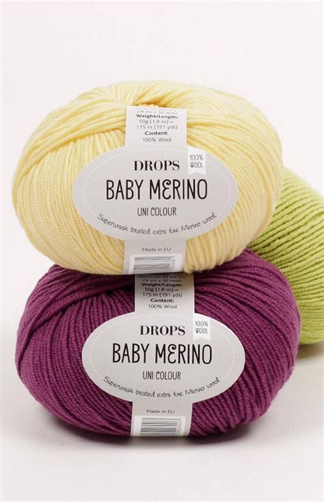 Drops Baby Merino Superwash Treated Extra Fine Merino Wool Wool