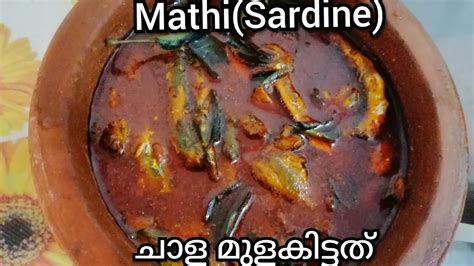 തനിനാടൻ മത്തിചാള മുളകിട്ടത്mathisardineമത്തിക്കറിചാളക്കറി