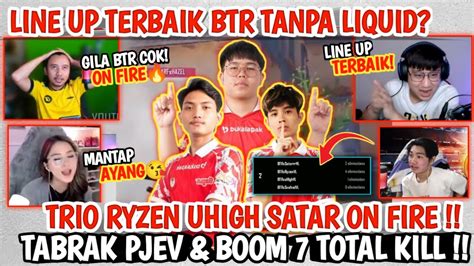 Reaksi All Streamertrio Ryzen Uhigh Satar On Fire Tabrak Pjev Boom