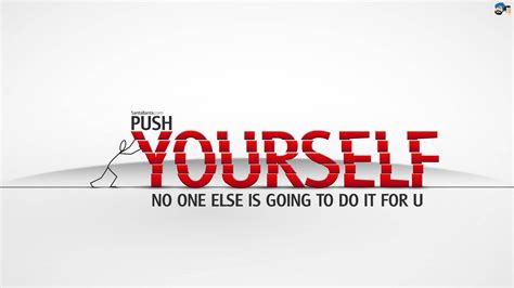 Download Push Yourself Motivational Desktop Wallpaper | Wallpapers.com