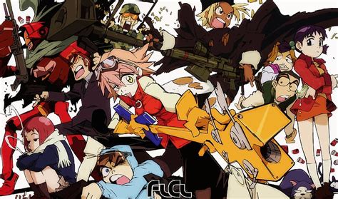 Anime Flcl Masashi Miyamoto Mamimi Samejima Haruko Haruhara Naota