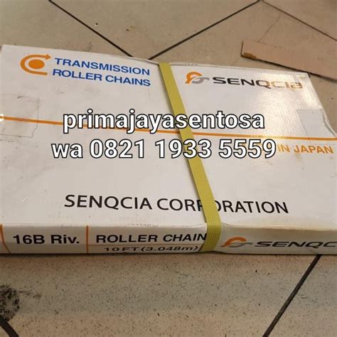 Jual Roller Chain Sprocket Rantai Single B Senqcia Japan Ex