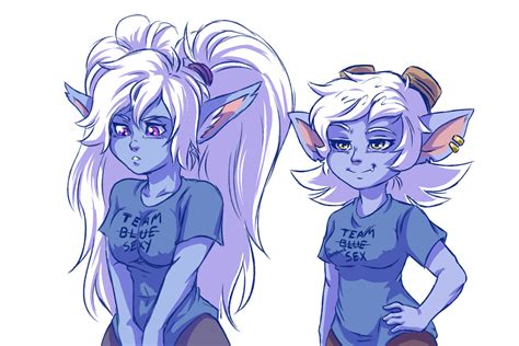 Yordle Team Blue Tristana Poppy By Plagueofgripes On Newgrounds