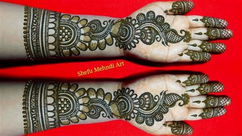 Full hand mehndi||new stylish bridal arabic mehandi design||simple ...