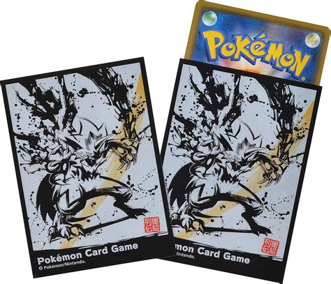 ポケモンセンターオリジナル ポケモンカードゲーム デッキシールド オープニング 大放出セール 墨絵列伝 ゼラオラ