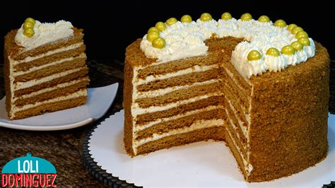 TARTA RUSA DE MIEL PASTEL MEDOVIK RUSSIAN HONEY CAKE