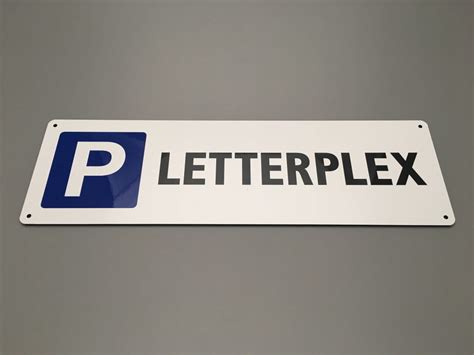 Parkeerplaatsborden Letterplex Signmakers