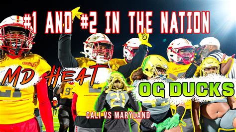 2 Maryland Heat MD Vs 1 OG Ducks CA Battle For 1 14u In Nation