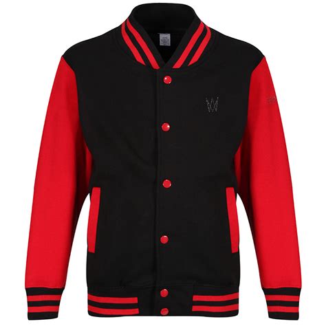 Hisgrace Varsity Jacket - Black/Red - Misgrace