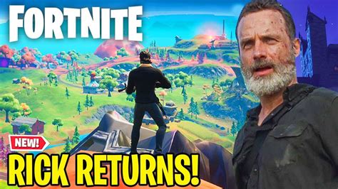 The Walking Dead New Rick Grimes Skin In Fortnite Fortnite Rick Grimes