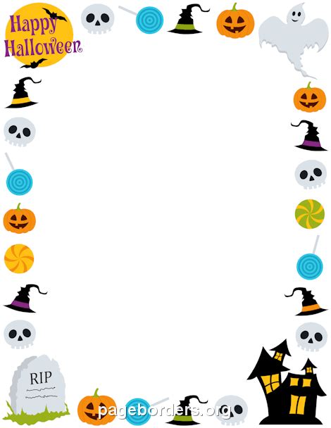 Halloween Border Clip Art Pictures – Clipartix