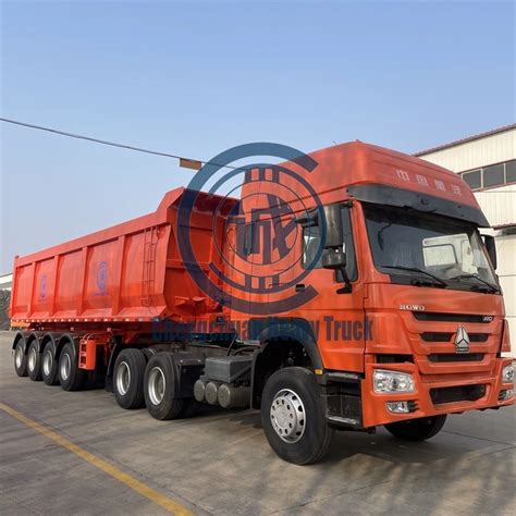 Factory Price 4 Axle Rear End Tipper Trailer Truck Dumper Semi Trailer