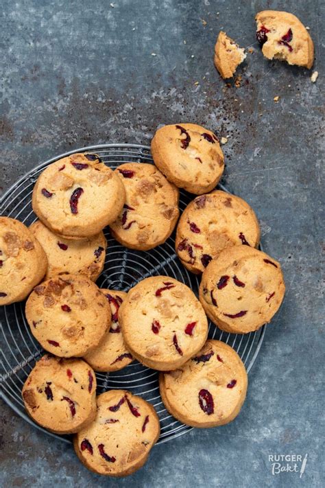 Cranberry Koekjes Recept Rutger Bakt