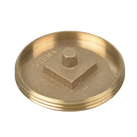 Oatey® Brass Cleanout Plug With Recessed Head Oatey